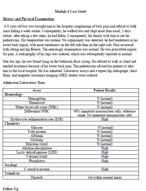 exercise 7.9 case study history and physical examination findings