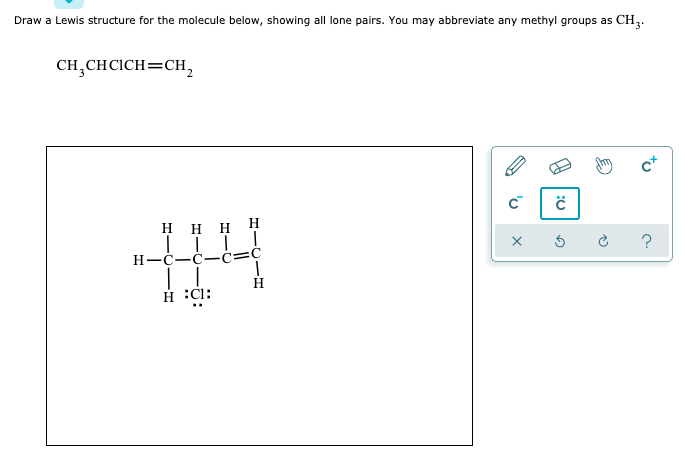 Solved Draw A Lewis Structure For The Molecule Below, | Chegg.com