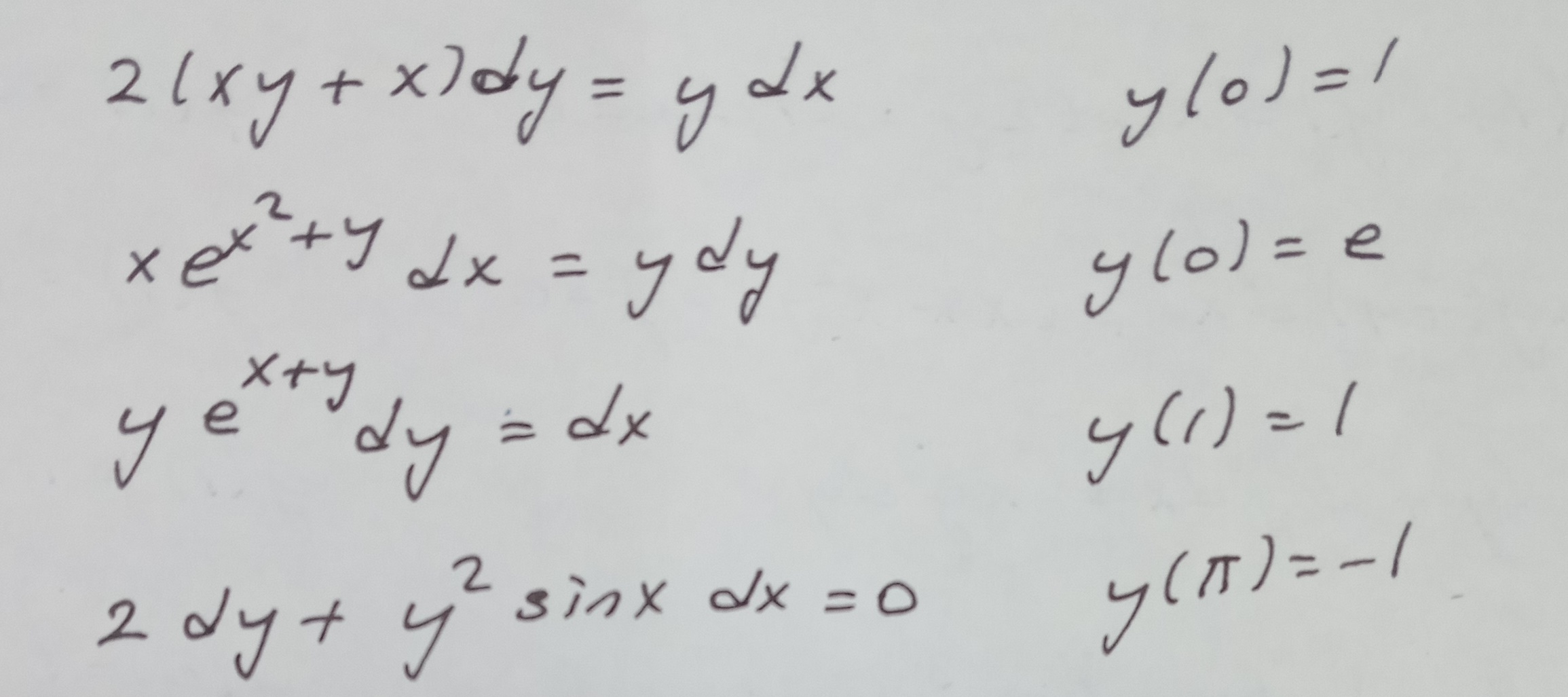 solved-2-xy-x-dy-ydxxex2-ydx-ydyyex-ydy-dx2dy-y2sinxdx-0y-0-chegg