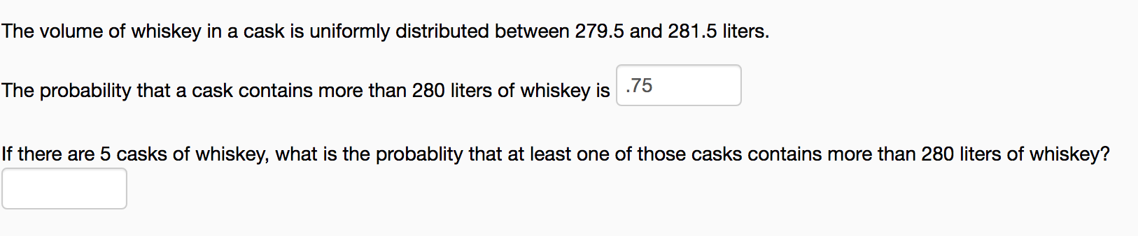 Solved Not sure if I got the first part correct, but I'm | Chegg.com
