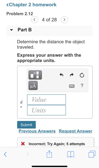 Solved Chapter 2 homework Problem 2.12 4 of 28 Constants | | Chegg.com
