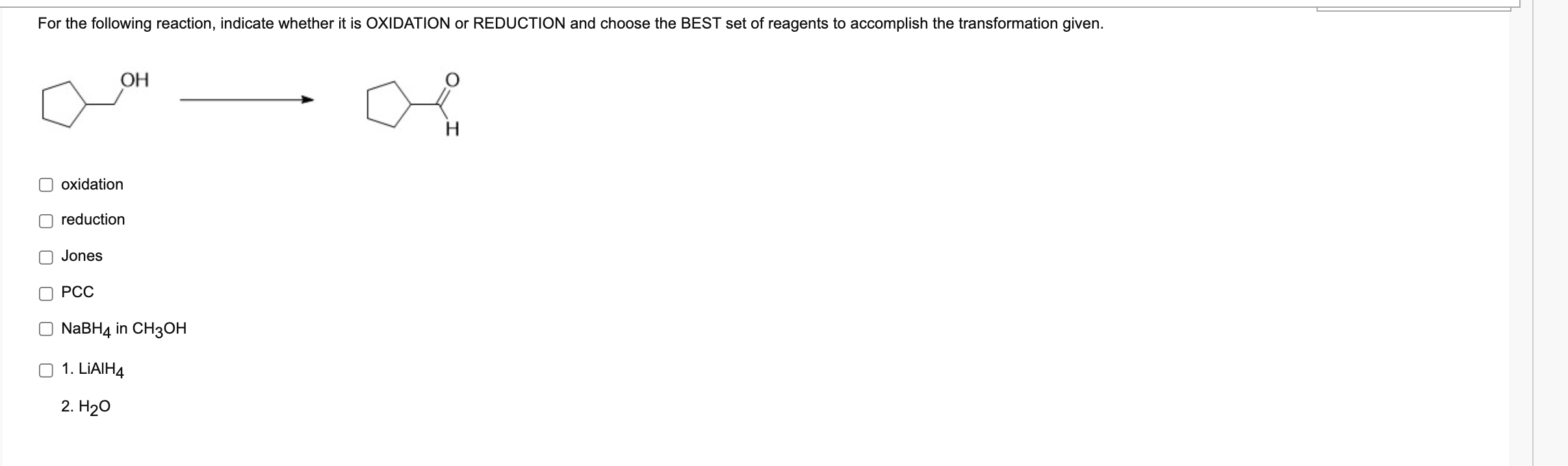 Solved For the following reaction, indicate whether it is | Chegg.com