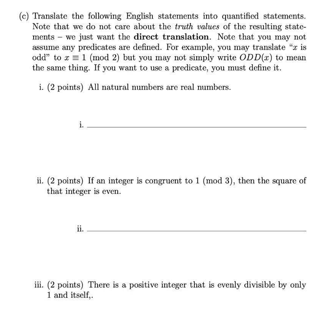 Solved (b) (6 Points) Prove, Using Rules Of Inference Or | Chegg.com