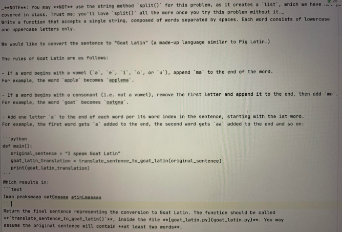 Solved **NOTE**: You may **NOT** use the string method | Chegg.com