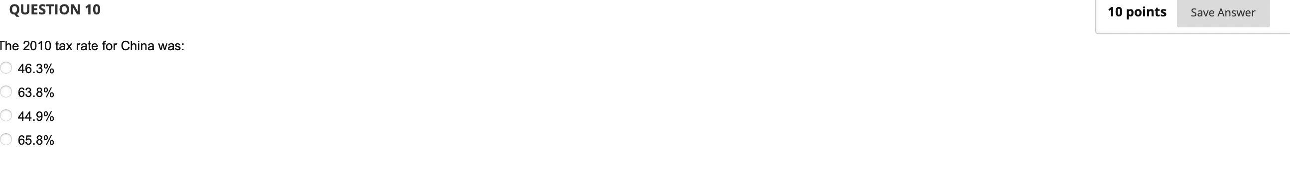 Solved QUESTION 1 10 points Saved An organization that | Chegg.com