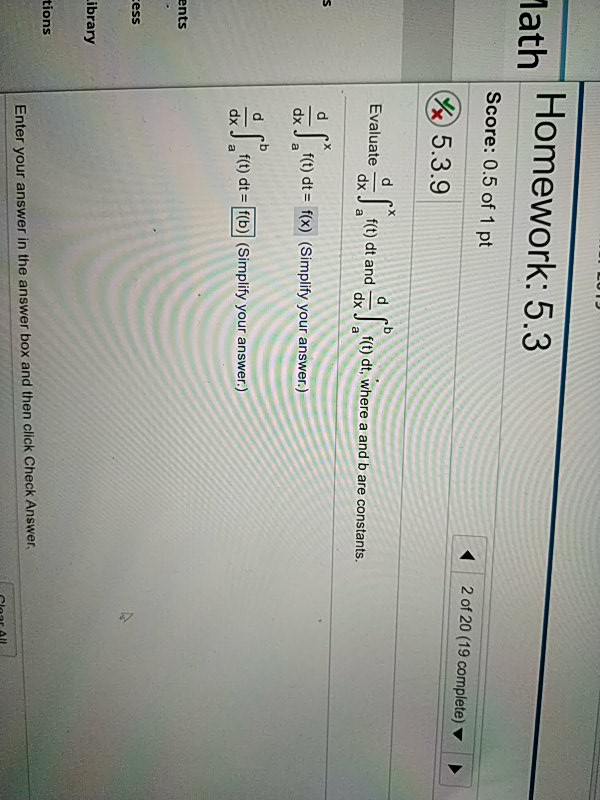 5.3 math homework answers