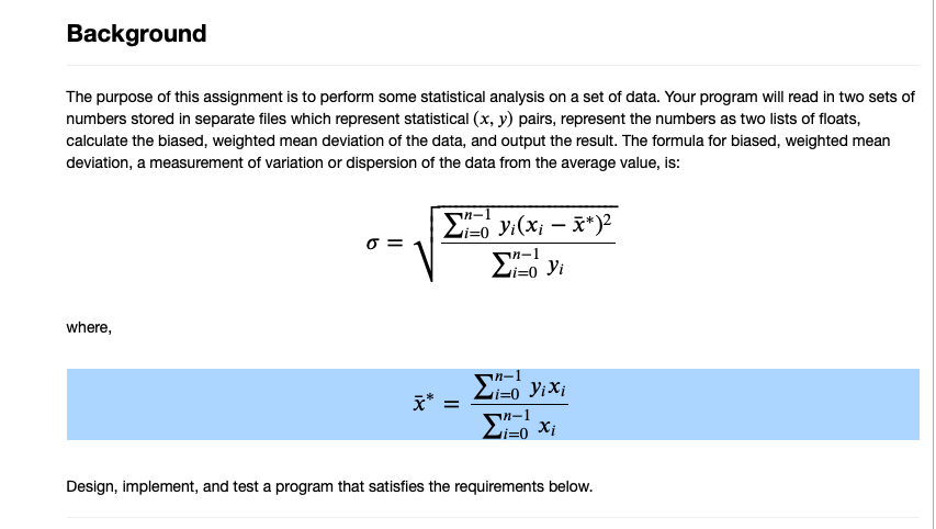 Solved Background The purpose of this assignment is to | Chegg.com