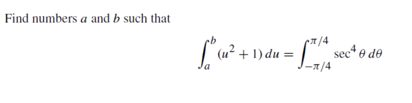 Solved Find Numbers A And B Such That | Chegg.com