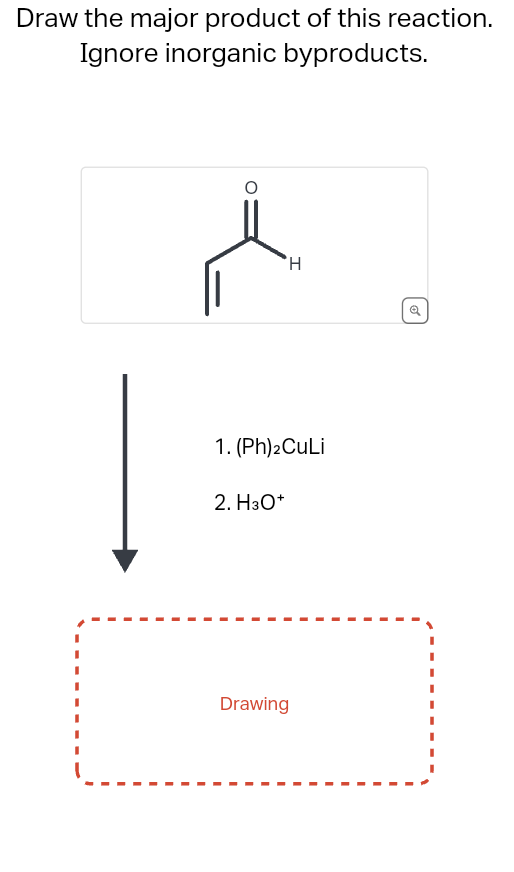 Solved Draw the major product of this reaction.Ignore | Chegg.com