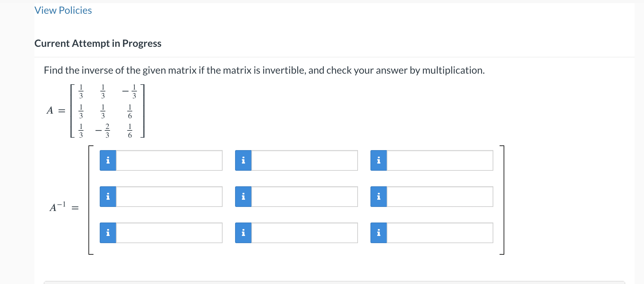 solved-find-the-inverse-of-the-given-matrix-if-the-matrix-is-chegg