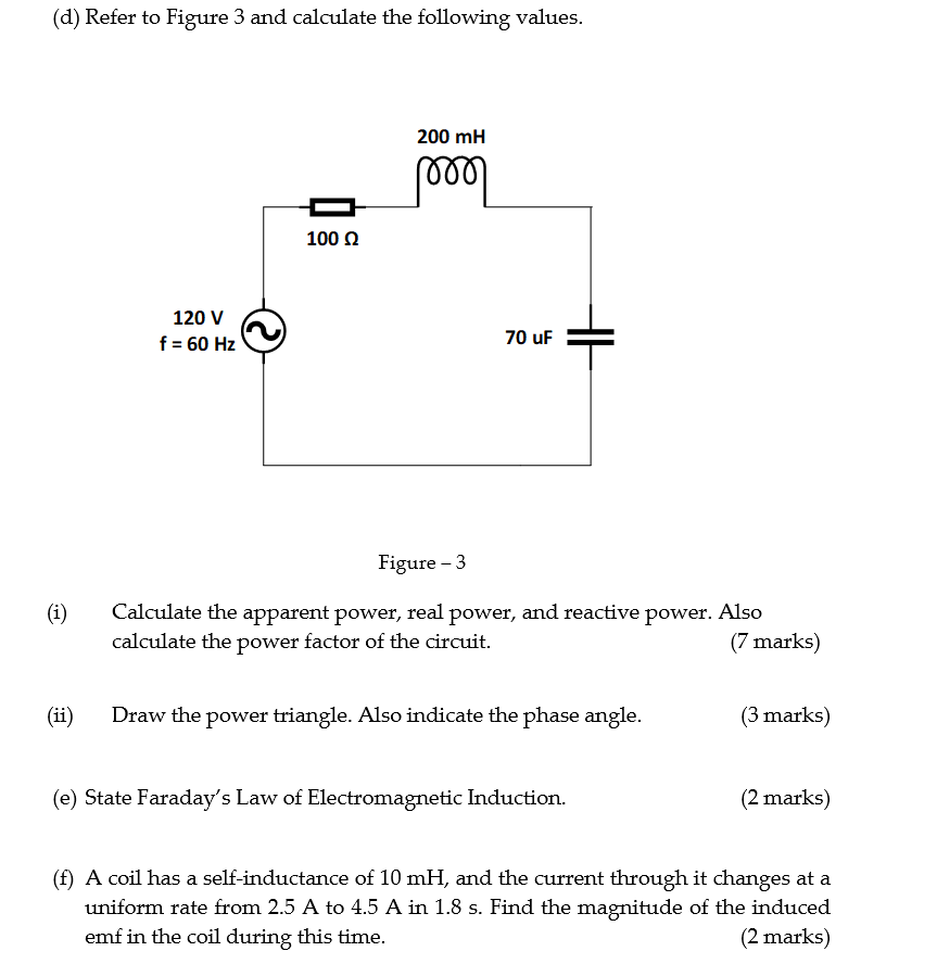 Solved 5 Sketch The Phasor Diagram For The Voltages | Chegg.com