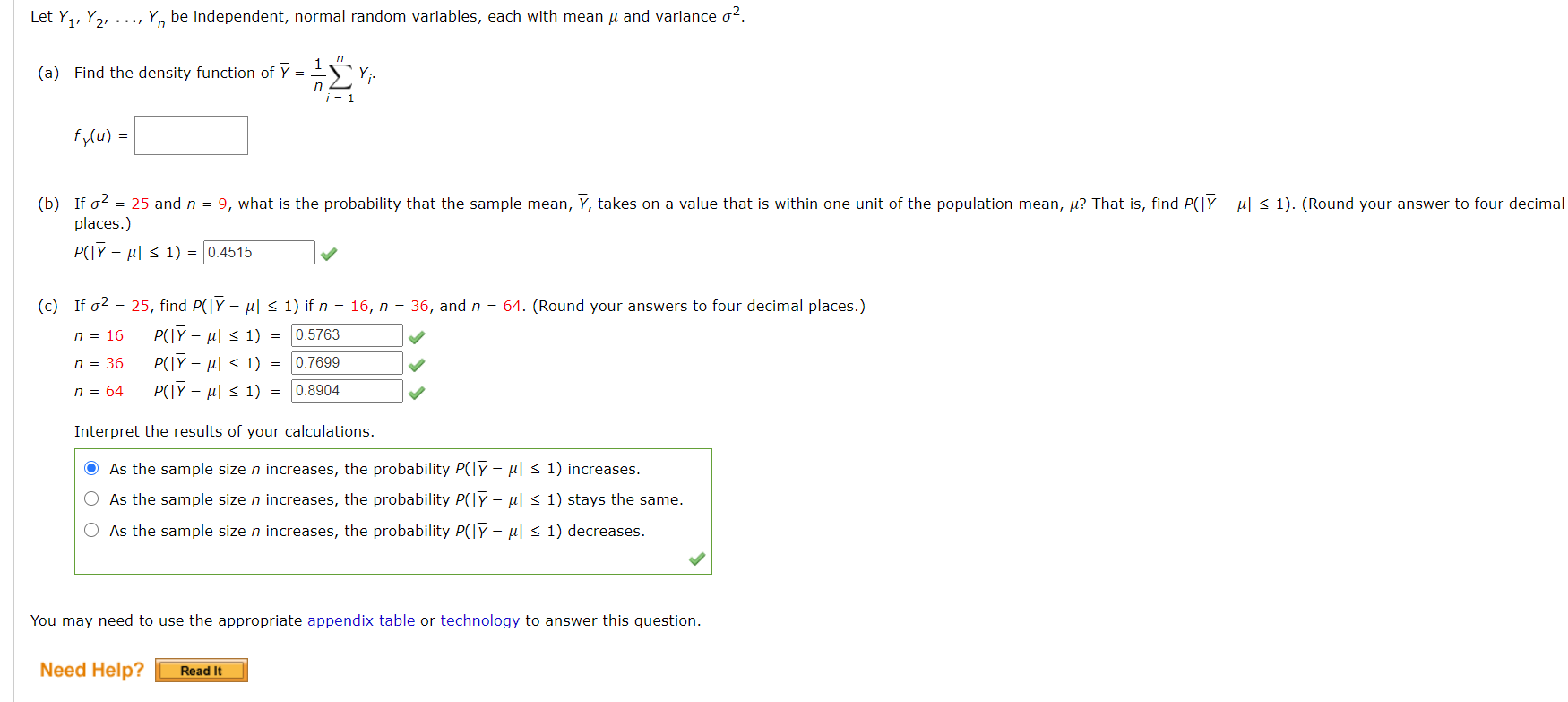 Solved Let Y1 Y2 Yn Be Independent Normal Random Chegg Com