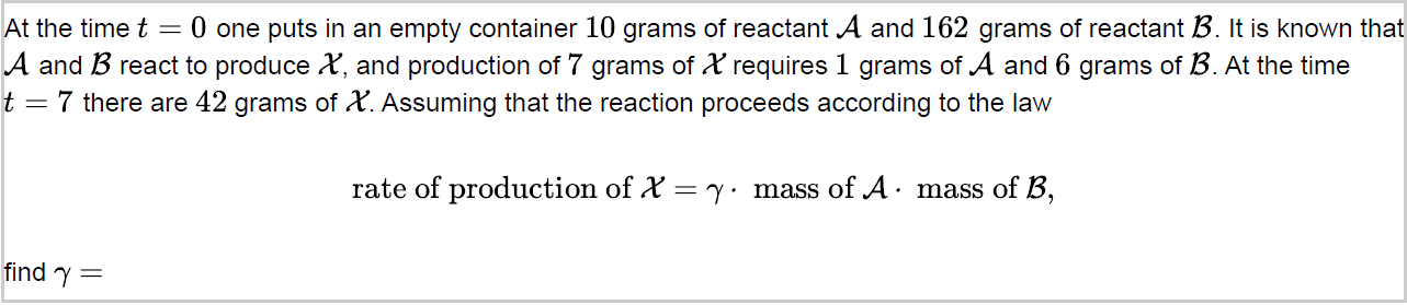 Solved At the time t=0 one puts in an empty container 10 | Chegg.com