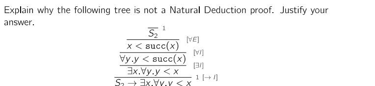 Solved Explain why the following tree is not a Natural | Chegg.com