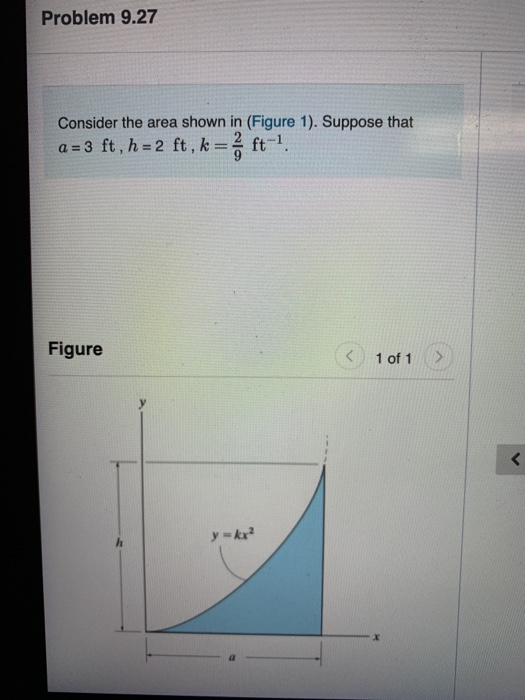 Solved Problem 9.27 Consider the area shown in (Figure 1). | Chegg.com