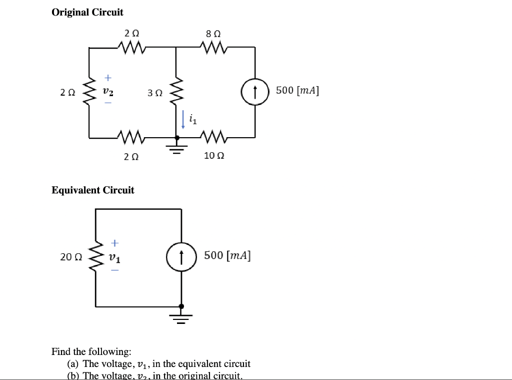 Solved Task 1 (of 3) Consider The Circuit Shown Below. Find | Chegg.com