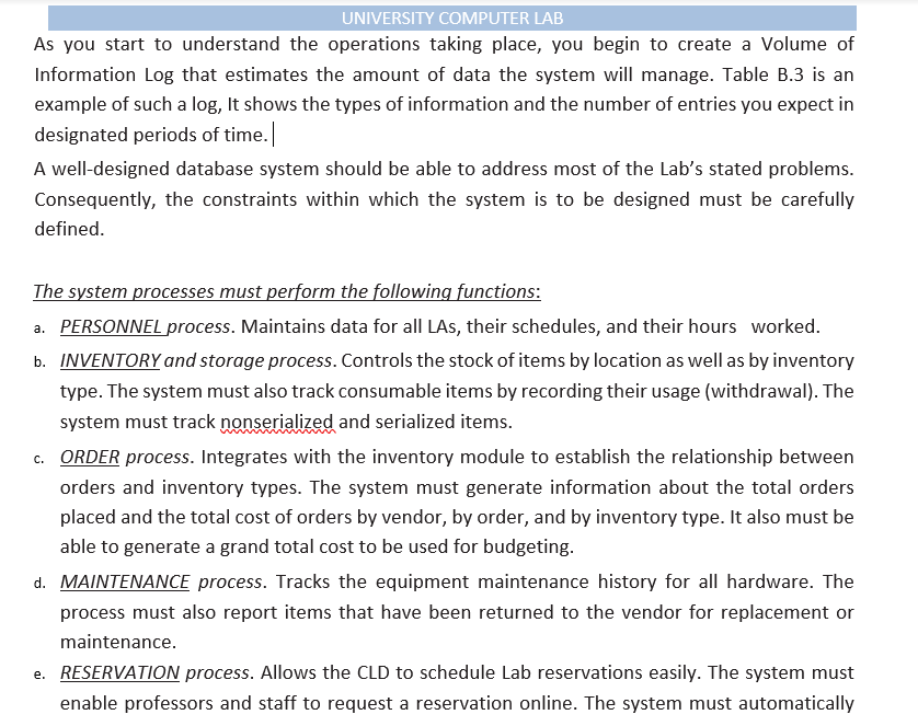 UNIVERSITY COMPUTER LAB O 01:) Read the details given | Chegg.com