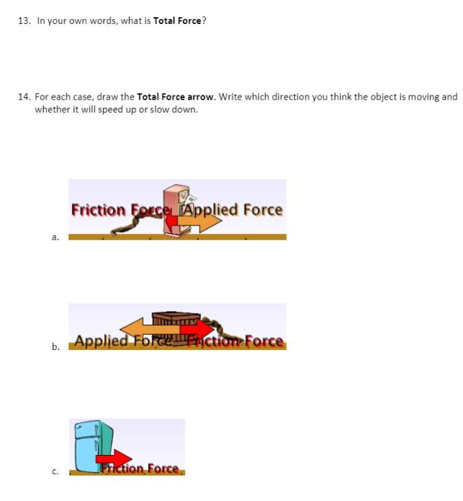 Solved 13. In your own words, what is Total Force? 14. For | Chegg.com