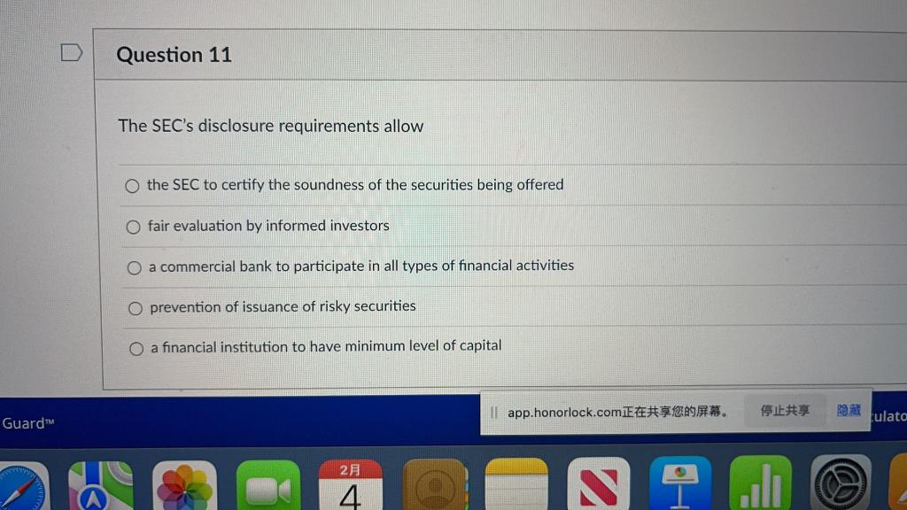 Solved The SEC's disclosure requirements allow the SEC to | Chegg.com