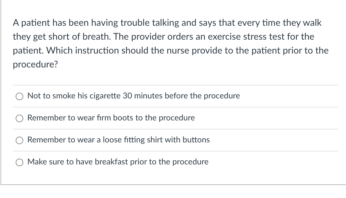 Solved A patient has been having trouble talking and says | Chegg.com
