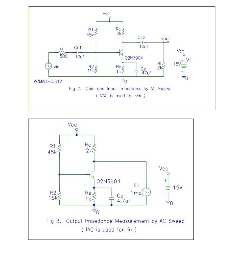 Solved Part 1: Using AC sweep to find the gain, Av, and the | Chegg.com