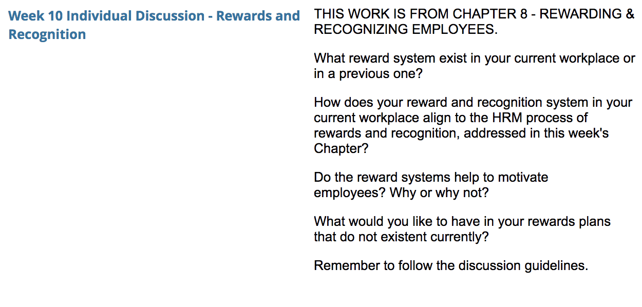 what is reward in hrm