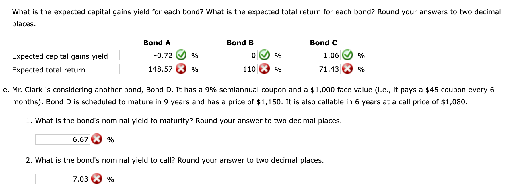 Solved What Is The Expected Capital Gains Yield For Each | Chegg.com