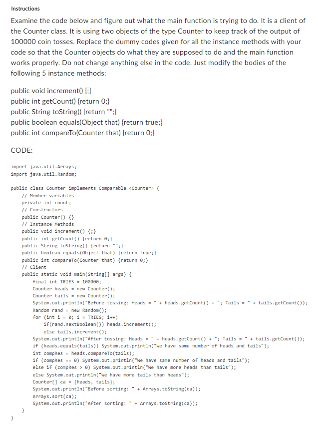 Solved Please solve in java and explain step by step what's | Chegg.com