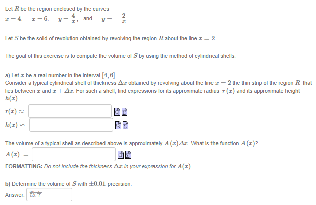 Solved Let R be the region enclosed by the curves | Chegg.com