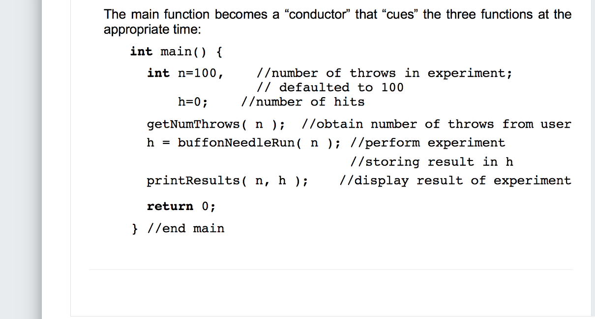 Solved the required code according to your understanding of | Chegg.com