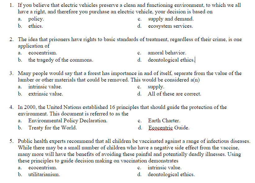 Solved 1. If you believe that electric vehicles preserve a | Chegg.com