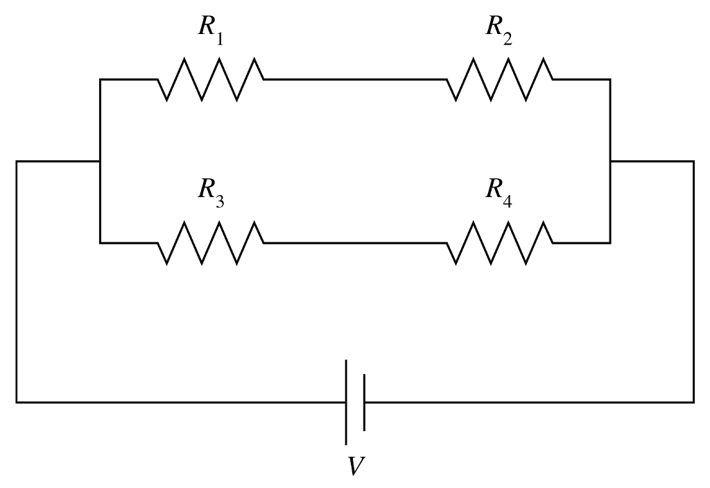 Solved A circuit contains four resistors. Resistor 𝑅1 has a