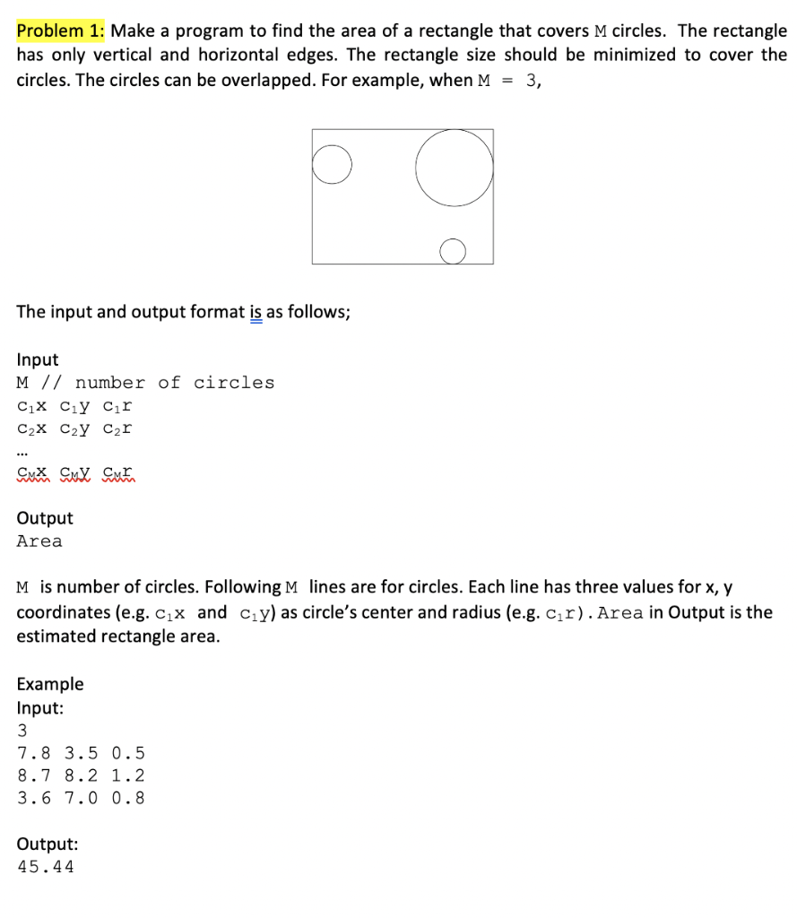 Solved Solve this problem using Java as the programming | Chegg.com