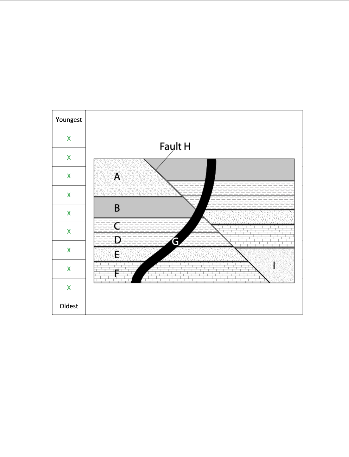 Solved STRATIGRAPHIC PRINCIPLES: These Are Used To Help | Chegg.com