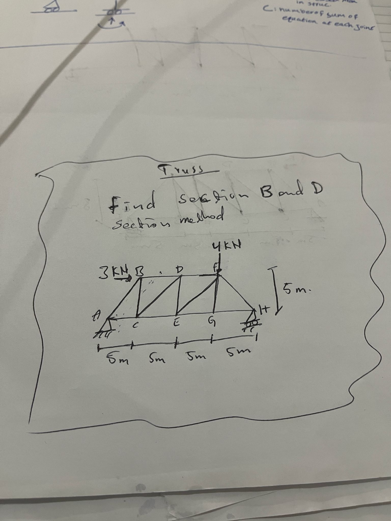 Solved TrussFind section B and DFind section B and D snotin | Chegg.com