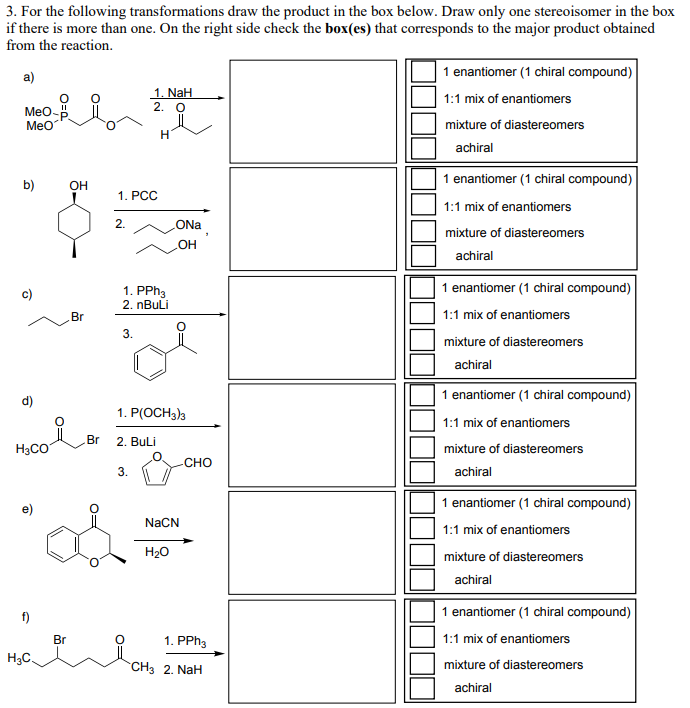 Solved 2. O Meo 3. For the following transformations draw | Chegg.com