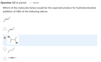 Solved Which of the molecules below would be the expected | Chegg.com