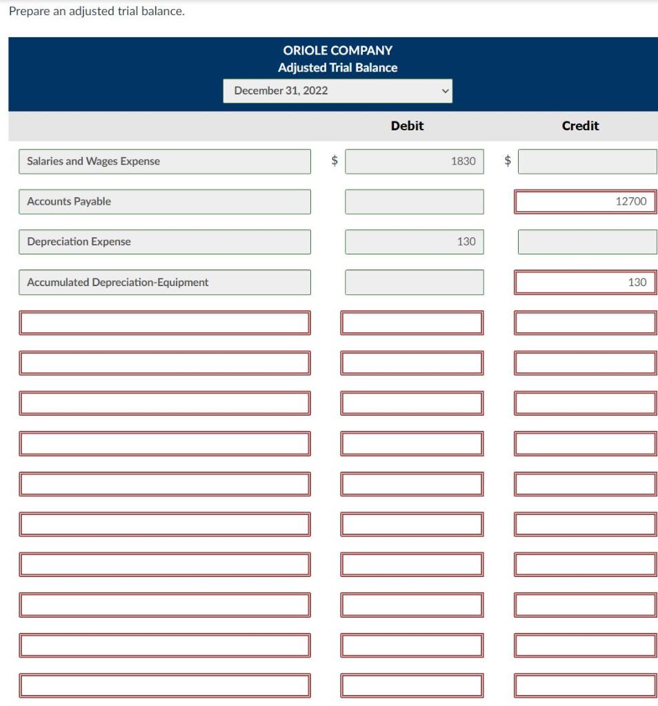 Solved Post the adjusting entries to the ledger T-accounts. | Chegg.com