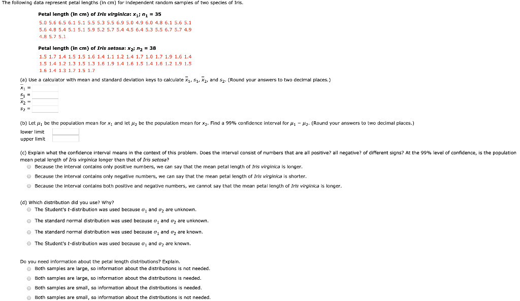 solved-the-following-data-represent-petal-lengths-in-cm-chegg