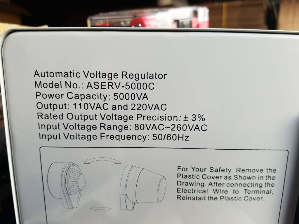 NEW Nippon America 5000W Automatic Voltage Regulator ASERV5000C