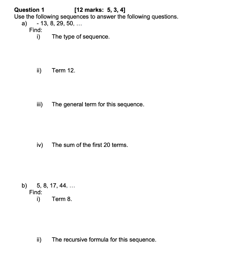 5. * In the following sequence of problems, we will