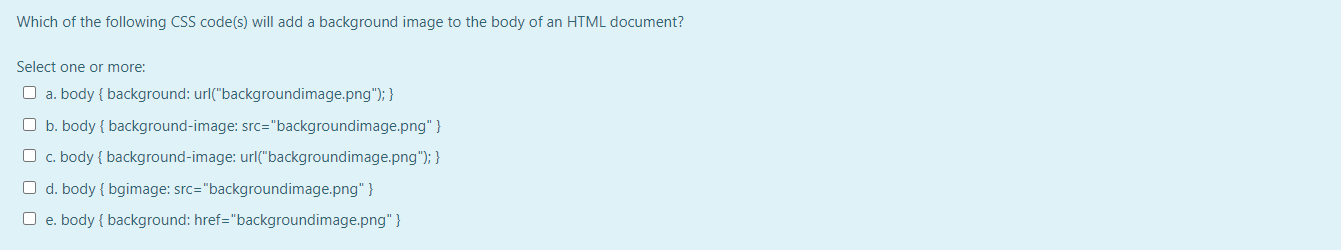 Solved Use the following HTML code to answer. The file name | Chegg.com