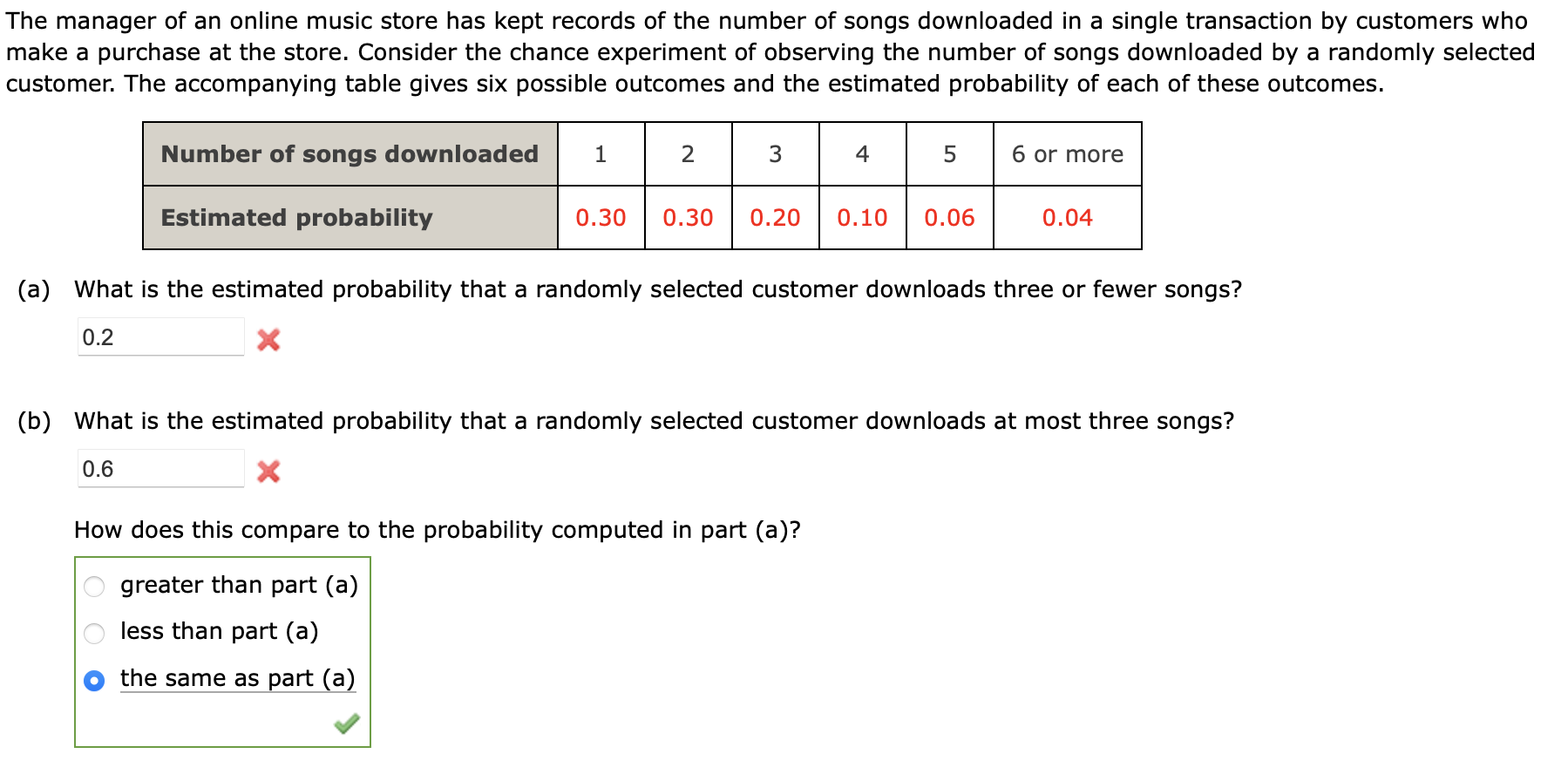 Solved The manager of an online music store has kept records