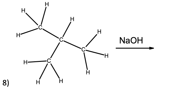 Solved 8) NaOH | Chegg.com