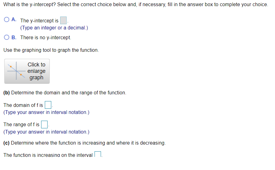 Solved For The Quadratic Function F X X2 2x 8 Answer Chegg Com