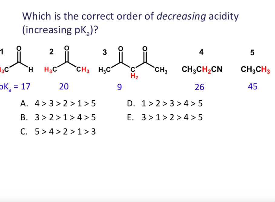 solved-which-is-the-correct-order-of-decreasing-acidity-chegg