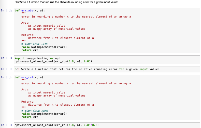 Solved 3b) Write a function that returns the absolute | Chegg.com