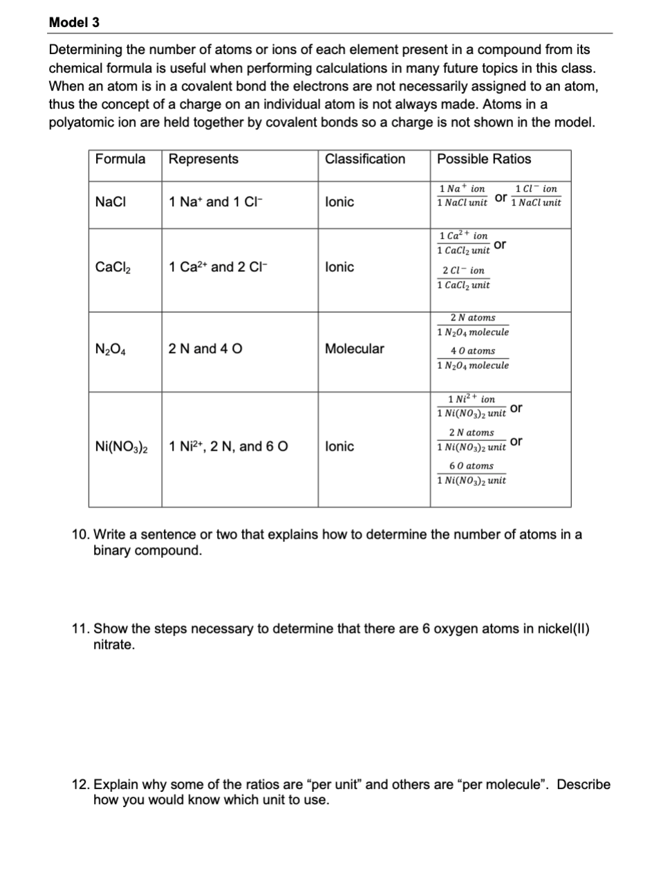Solved Please answer question 12 based on the table. When do | Chegg.com