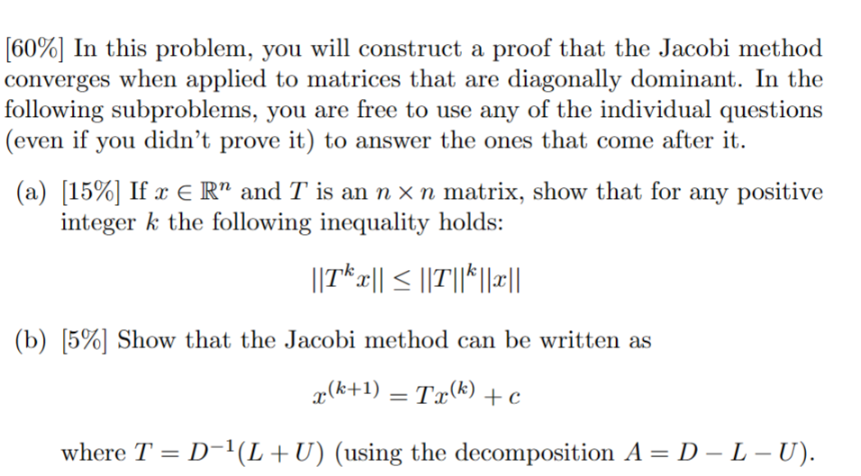 Solved Numerical Analysis. Please Help To Answer The | Chegg.com