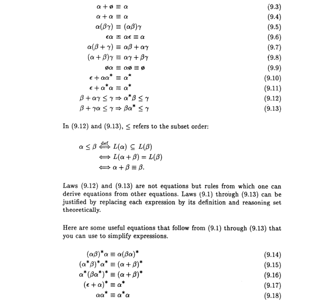 Solved Used Attached Algebraic Laws Regular Expressions Prove Following Formulas B B Means Q